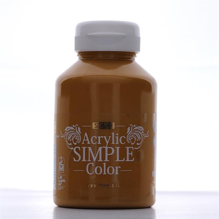 رنگ اکریلیک  ساده سوداکو 250 میل اکر کد acrylic simple 3344